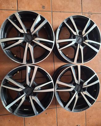 4 cerchi in lega audi e volkswagen da 16 