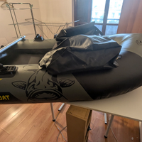 Black Cat Battle Boat gommone bellyboat 170cm