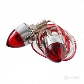 Coppia viti LED Bullet fissaggio targa moto e auto