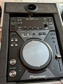 Coppia Cdj 400 limited in valigie di uso\trasporto