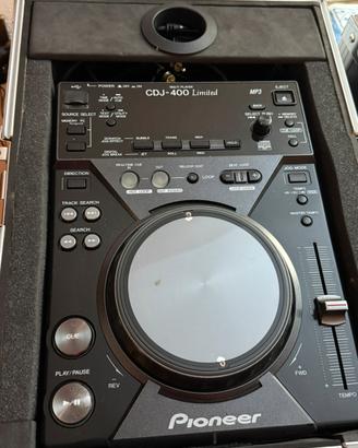 Coppia Cdj 400 limited in valigie di uso\trasporto