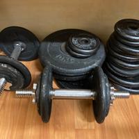 Bilancieri, manubri e pesi ghisa