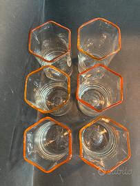 Bicchieri esagono Carlo Scarpa Venini