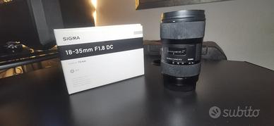 Sigma 18-35 1.8 canon ef