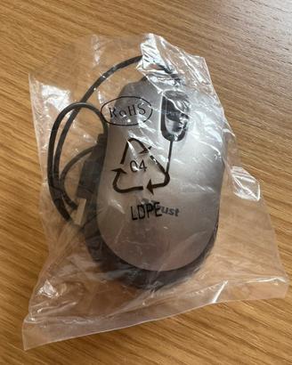 Mouse Trust USB Grigio e Nero