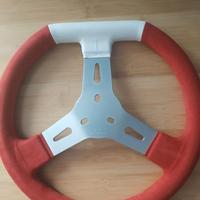 VOLANTE GOKART NUOVO IN ALCANTARA PERFETTO