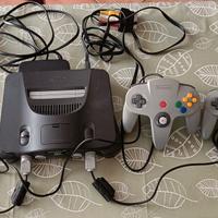 Nintendo64 PAL+2 pad+rumble pak/memory pak+gioco