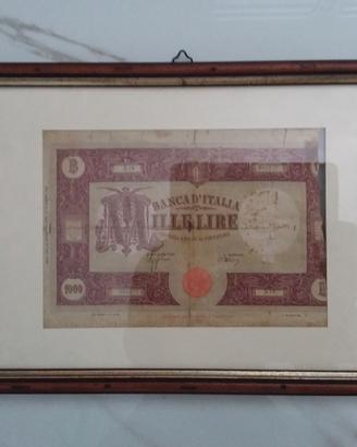 Cartamoneta 1000 lire grande M