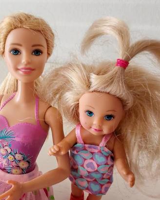 BARBIE SNODATA + BAMBOLA PICCOLA