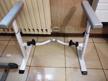 Barra/supporto wc/bidet universali senza foratura