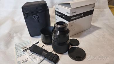 Sigma 135mm 1.8 af ART per sony fe