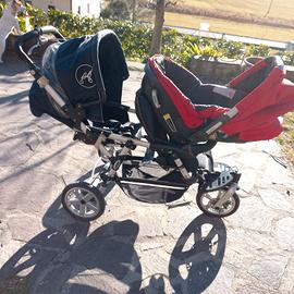 passeggino doppio per fratelli (navetta auto)