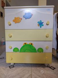 Fasciatoio con anta ribaltabile Azur Loppiano