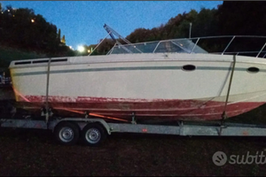 Semicabinato squalo 28 e carrello omologato