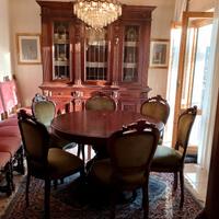 Sala Pranzo completa Legno Intagliato -stile clas