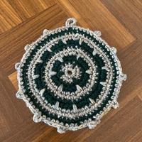 Presina cucina fatta a mano uncinetto vintage