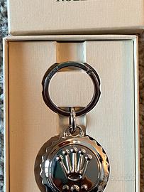 Portachiavi Rolex in acciaio
