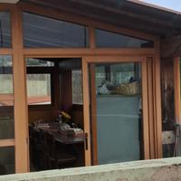 struttura alluminio x chiusura veranda e giardini 