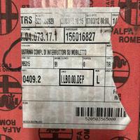 PULSANTIERA CENTRALE ALFA 156