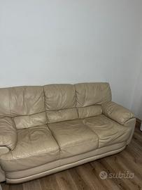 Divanetto in pelle