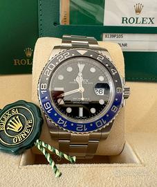 Rolex Gmt Batman 2018 116710BLNR ful set svizzera