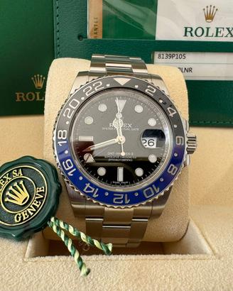 Rolex Gmt Batman 2018 116710BLNR ful set svizzera
