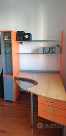 Libreria con scrivania