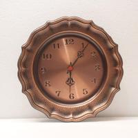 Orologio da parete in rame lucido