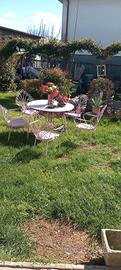 arredo giardino in ferro battuto 