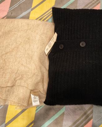 Bundle Coperta e Cuscino Cashmere  Nuovi MAI USATI