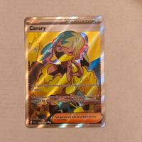 carta pokemon Canary trainer fuoriserie 