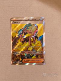 carta pokemon Canary trainer fuoriserie 