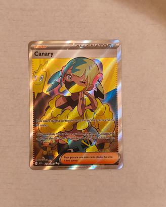 carta pokemon Canary trainer fuoriserie 