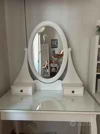 Toeletta Ikea HEMNES bianca