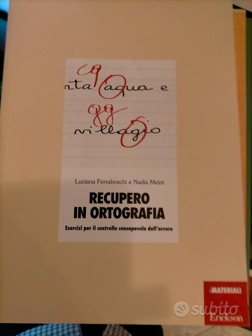 Recupero in ortografia erickson - Libri e Riviste In vendita a Torino