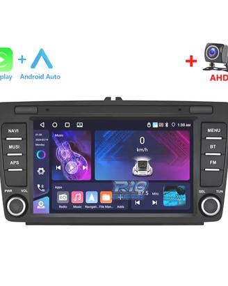 RADIO GPS ANDROID 10 PER SKODA OCTAVIA 09-13 USB T