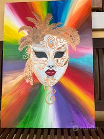 Quadri astratti dipinti acrilico su tela