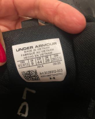 Scarpe basket under  armour tg 44