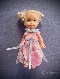 Barbie Kelly Shelly bambola fatina rosa