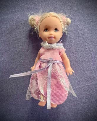 Barbie Kelly Shelly bambola fatina rosa