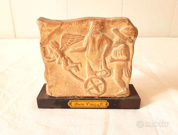 Tavoletta Fittile Locrese in Terracotta Vintage