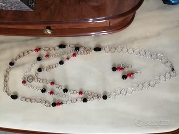 Collana e orecchini Gattinoni