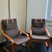 coppia poltrone IKEA POÄNG