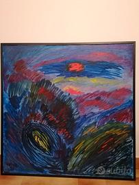 quadro olio su tela