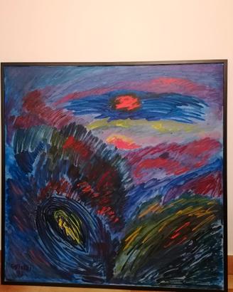 quadro olio su tela