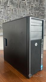 Pc Hp Workstation Xeon 8Gb Nvidia Quadro HDD+SSD