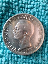 Moneta Vittorio Emanuele III 5 lire 1927