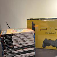 SONY PlayStation 2 slim nera + giochi