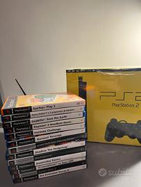 SONY PlayStation 2 slim nera + giochi