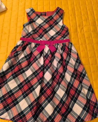 vestito smanicato bambina 